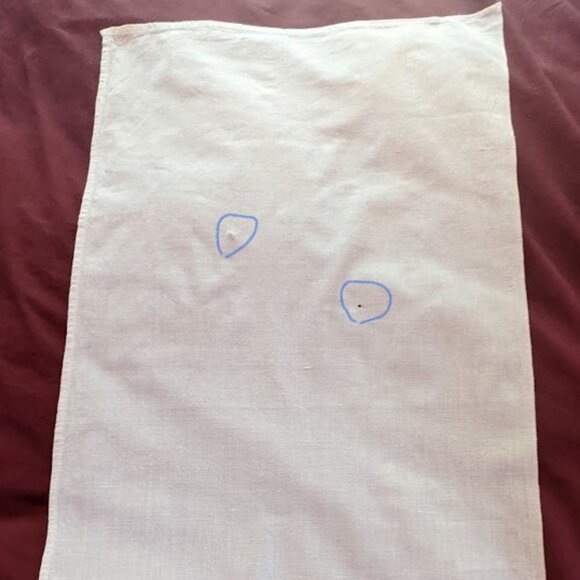 15% OFF Vintage Elephant Wearing Apron Hand Embroidered Nursery Doily c1950s/60s - Picture 4 of 7